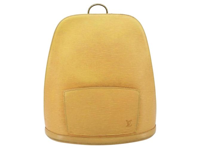 LOUIS VUITTON Zaino Epi Gobelins Giallo M52299 LV Auth 170960 - vista 13