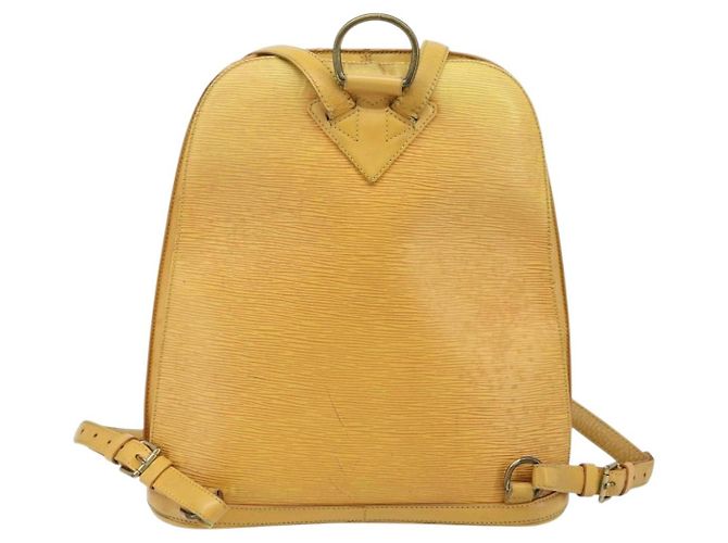 LOUIS VUITTON Zaino Epi Gobelins Giallo M52299 LV Auth 170960 - vista 2