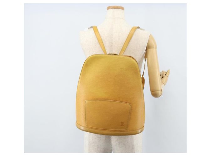 LOUIS VUITTON Zaino Epi Gobelins Giallo M52299 LV Auth 170960 - vista 25