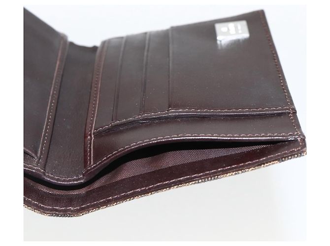 FENDI Zucca Canvas Geldbörse Schwarz Braun Auth ki6616V - Ansicht 19