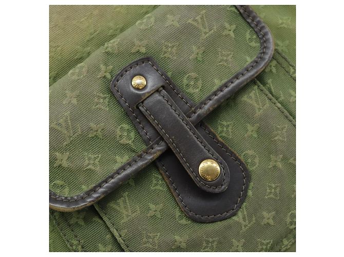LOUIS VUITTON Mini Borsa Monogramma Mary Kate TST Khaki M92322 LV Auth ka3216 Cachi - vista 18