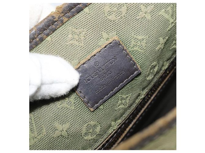 LOUIS VUITTON Mini Borsa Monogramma Mary Kate TST Khaki M92322 LV Auth ka3216 Cachi - vista 19