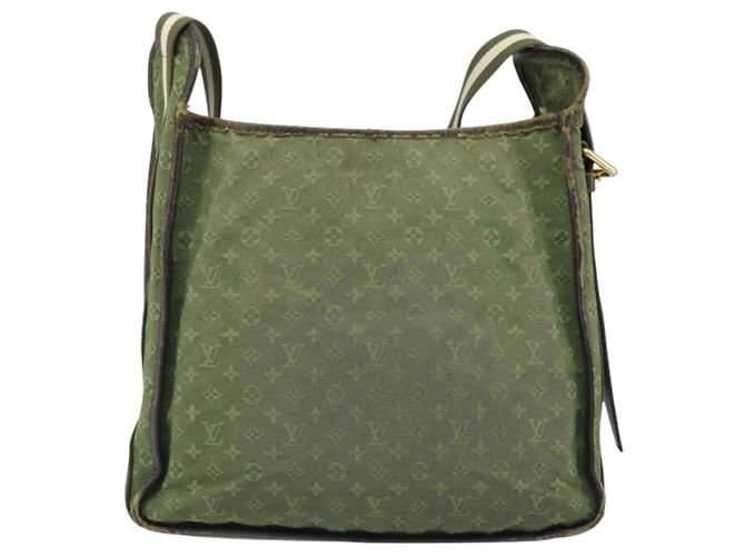 LOUIS VUITTON Mini Borsa Monogramma Mary Kate TST Khaki M92322 LV Auth ka3216 Cachi - vista 2