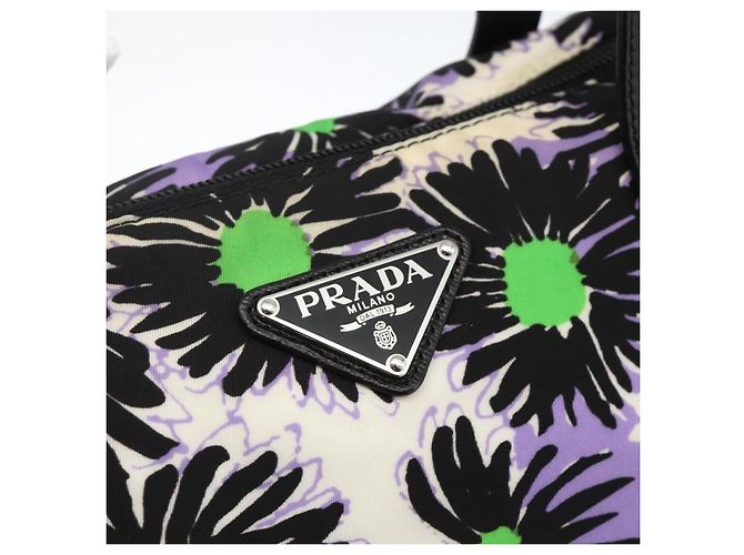 PRADA Tote Bag Nylon 2in1 Mehrfarbig Silber Auth BA11353A Mehrfarben - Ansicht 20