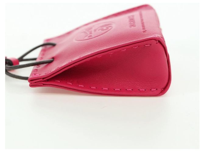 Hermès HERMES Tasche Orange Charm Leder Rosa Auth BSZ504M Pink - Ansicht 7