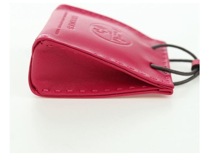Hermès HERMES Tasche Orange Charm Leder Rosa Auth BSZ504M Pink - Ansicht 8