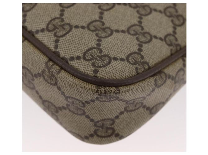Gucci Borsa a Spalla GG Supreme PVC Beige Oro 97 02 068 Auth BA11460 D'oro - vista 13
