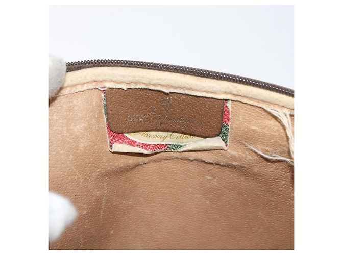 Gucci Borsa a Spalla GG Supreme PVC Beige Oro 97 02 068 Auth BA11460 D'oro - vista 16