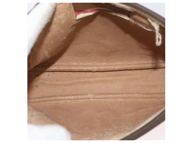 Gucci Borsa a Spalla GG Supreme PVC Beige Oro 97 02 068 Auth BA11460 D'oro - vista 18