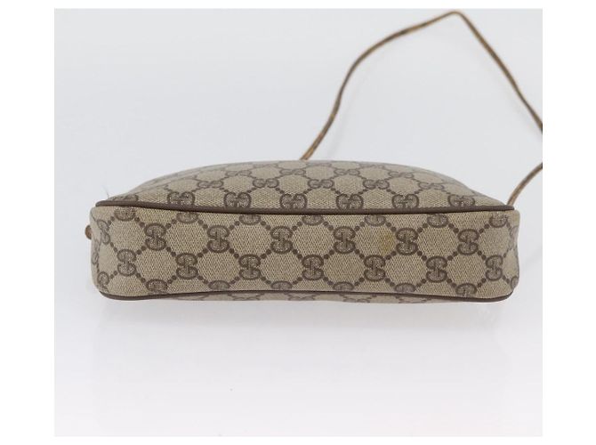 Gucci Borsa a Spalla GG Supreme PVC Beige Oro 97 02 068 Auth BA11460 D'oro - vista 9