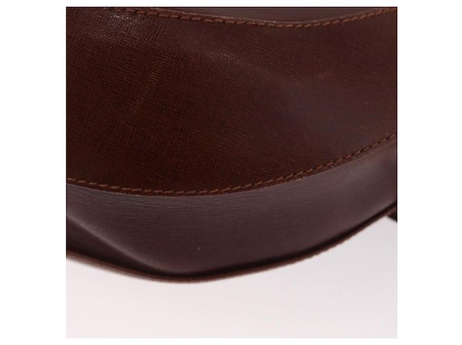 Borsa a Spalla Salvatore Ferragamo in Pelle Marrone Oro Auth 174085A D'oro - vista 13