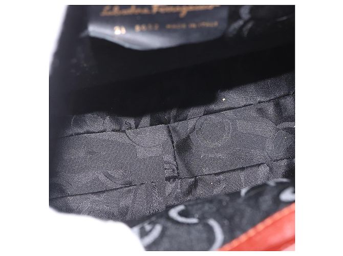 Borsa a Spalla Salvatore Ferragamo in Pelle Marrone Oro Auth 174085A D'oro - vista 16