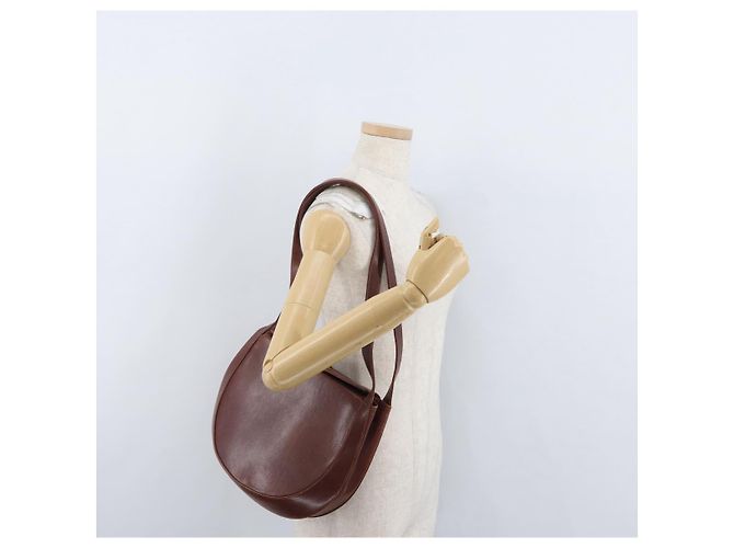 Borsa a Spalla Salvatore Ferragamo in Pelle Marrone Oro Auth 174085A D'oro - vista 21