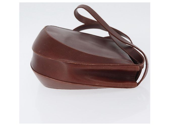 Borsa a Spalla Salvatore Ferragamo in Pelle Marrone Oro Auth 174085A D'oro - vista 4