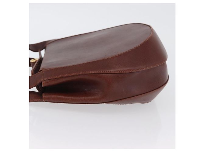 Borsa a Spalla Salvatore Ferragamo in Pelle Marrone Oro Auth 174085A D'oro - vista 5