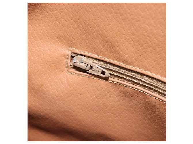 Céline Borsa a Spalla in Tela Macadam CELINE PVC Beige Oro Auth 173701 D'oro - vista 20