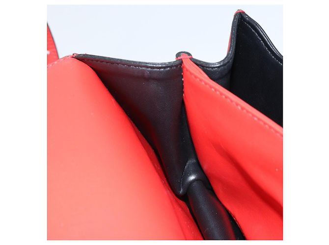 Borsa a Spalla LOEWE in Pelle Rossa e Oro Auth ki6486 Rosso D'oro - vista 21
