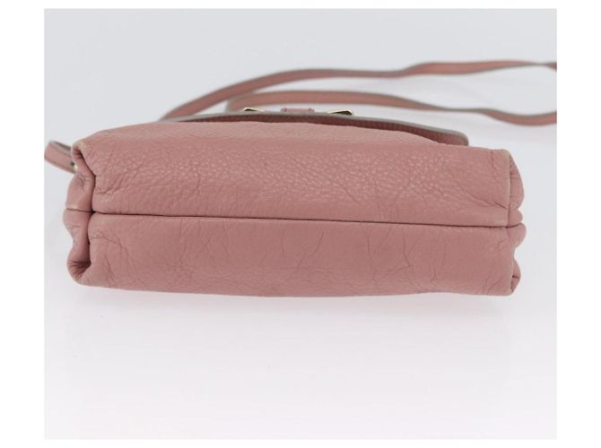 Chloé Borsa a Spalla Chloe Lily in Pelle 2way Rosa Oro Auth 173695 D'oro - vista 11