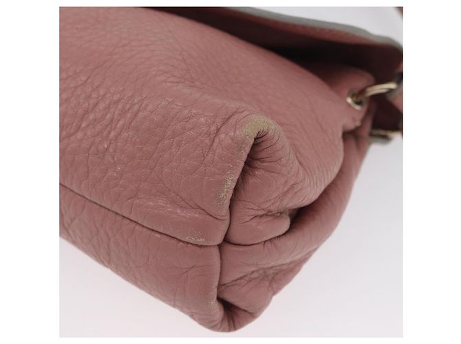 Chloé Borsa a Spalla Chloe Lily in Pelle 2way Rosa Oro Auth 173695 D'oro - vista 13