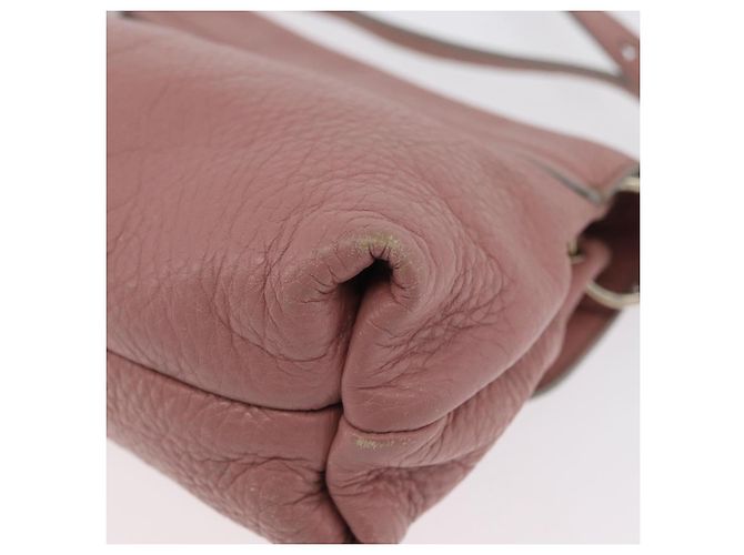 Chloé Borsa a Spalla Chloe Lily in Pelle 2way Rosa Oro Auth 173695 D'oro - vista 15