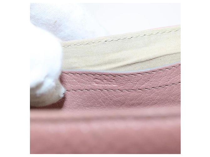 Chloé Borsa a Spalla Chloe Lily in Pelle 2way Rosa Oro Auth 173695 D'oro - vista 18
