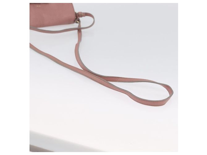 Chloé Borsa a Spalla Chloe Lily in Pelle 2way Rosa Oro Auth 173695 D'oro - vista 9