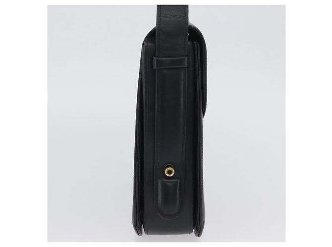 Gucci Borsa a Spalla in Pelle Blu Navy Oro Auth ARZ157 D'oro - vista 5