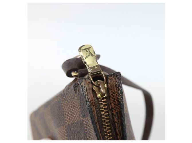 LOUIS VUITTON Kosmetiktasche Damier Ebene N51982 LV Auth 174457 - Ansicht 10