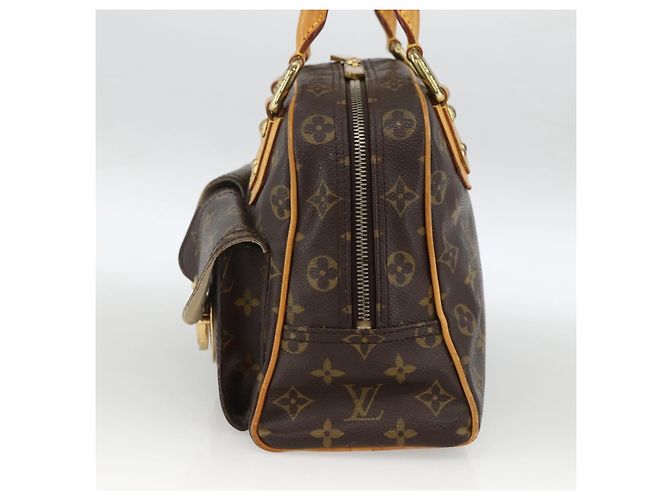 LOUIS VUITTON Bolsa de Mão Monogram Manhattan PM M40026 LV Auth ARZ609A Monograma - vista 4