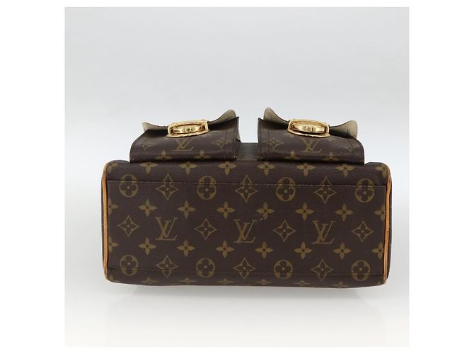 LOUIS VUITTON Bolsa de Mão Monogram Manhattan PM M40026 LV Auth ARZ609A Monograma - vista 5