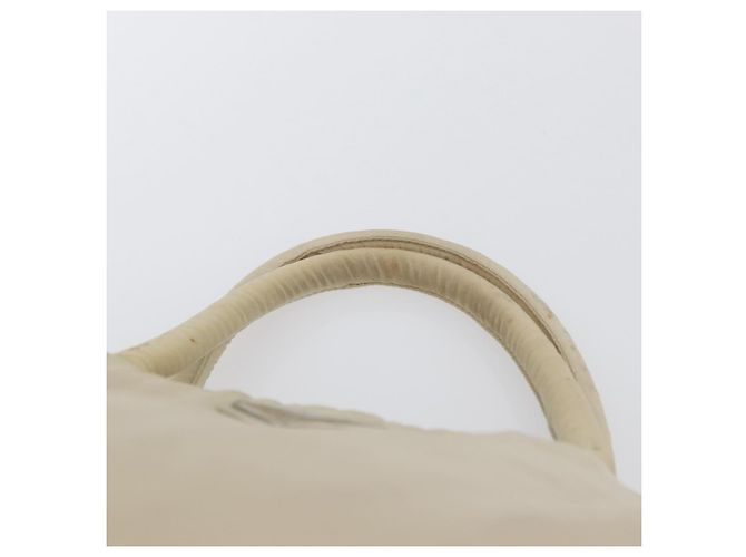 PRADA Borsa a mano in nylon argento beige Auth bs33932 - vista 9