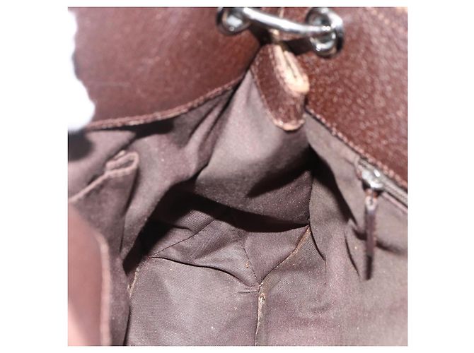 Borsa a Spalla GG Canvas Gucci Beige Argento 120841 Auth 173391 - vista 18