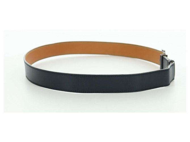 Hermès Cintura HERMES Constance in pelle vintage 29,5"" blu navy Auth am11019A - vista 4