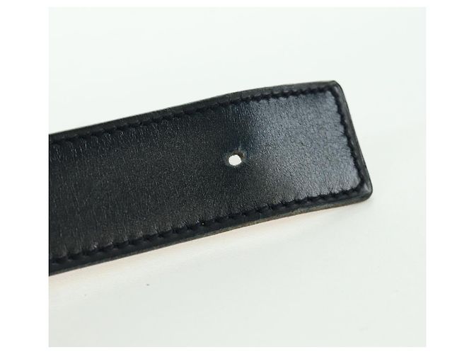 Hermès Cintura HERMES Constance in pelle vintage 29,5"" blu navy Auth am11019A - vista 7