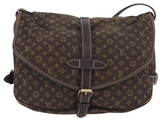 LOUIS VUITTON Borsa a Spalla Monogram Idylle Saumur PM Marrone M95227 Auth ep13645 - vista 13