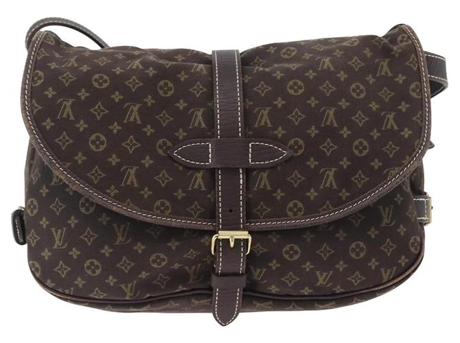 LOUIS VUITTON Borsa a Spalla Monogram Idylle Saumur PM Marrone M95227 Auth ep13645 - vista 2