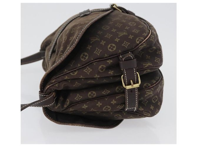 LOUIS VUITTON Borsa a Spalla Monogram Idylle Saumur PM Marrone M95227 Auth ep13645 - vista 4