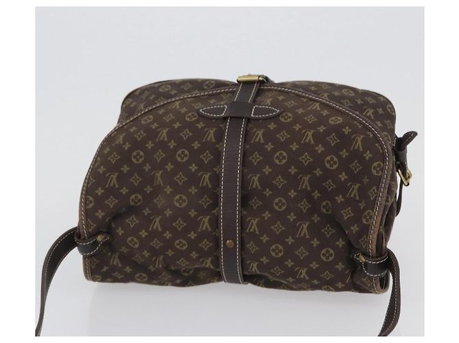 LOUIS VUITTON Borsa a Spalla Monogram Idylle Saumur PM Marrone M95227 Auth ep13645 - vista 6