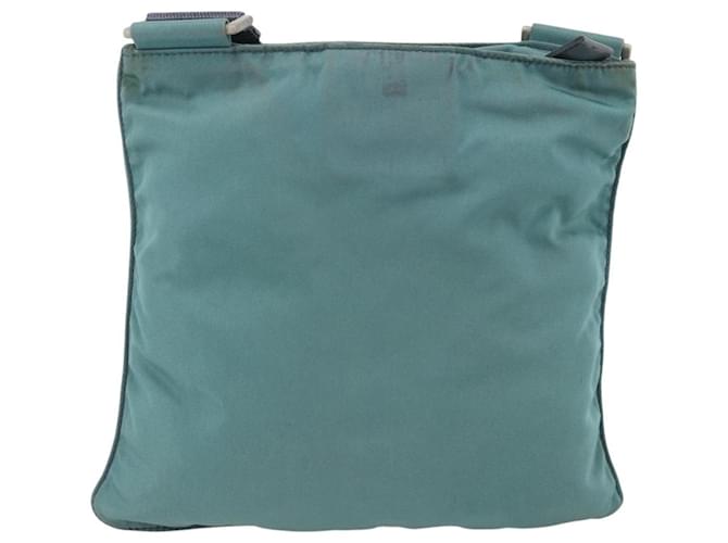Borsa a Spalla PRADA Nylon Verde Argento Auth BSZ242 - vista 2