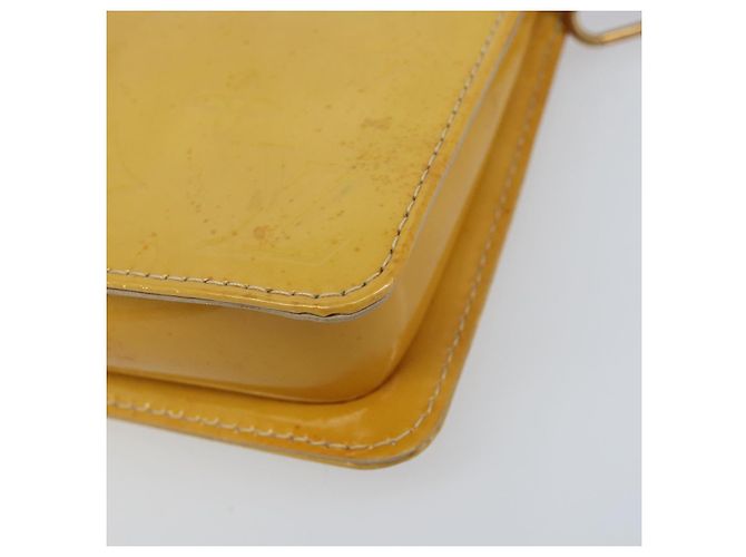 LOUIS VUITTON Pochette Lexington Monogram Vernis Beige M91010 LV Auth ARZ319 - vue 14