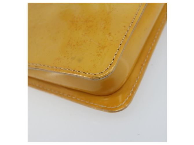 LOUIS VUITTON Pochette Lexington Monogram Vernis Beige M91010 LV Auth ARZ319 - vue 15