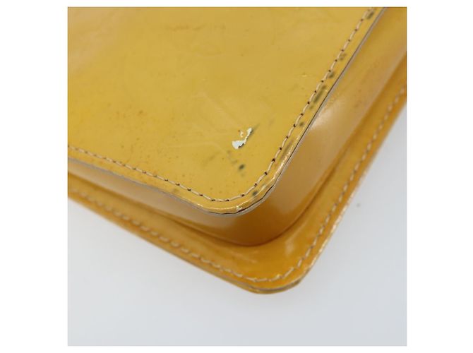 LOUIS VUITTON Pochette Lexington Monogram Vernis Beige M91010 LV Auth ARZ319 - vue 17