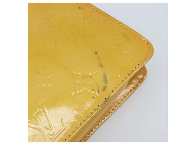 LOUIS VUITTON Pochette Lexington Monogram Vernis Beige M91010 LV Auth ARZ319 - vue 9