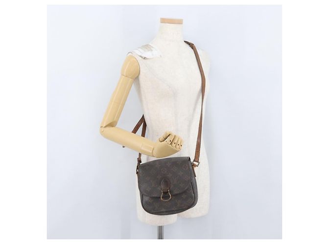 LOUIS VUITTON Borsa a Spalla Monogram Saint Cloud MM M51243 LV Auth ka3114 Monogramma - vista 28