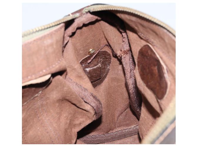 Borsa Boston in tela GG della linea Sherry di GUCCI Beige Oro Rosso Auth gh1789 D'oro - vista 19