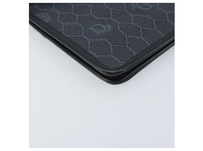 Borsa a Spalla in Tela Honeycomb Christian Dior PVC Nero Oro Auth ARZ307 - vista 11