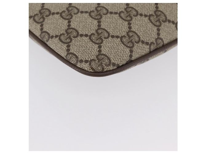 Borsa Gucci GG Supreme Web Sherry Line PVC Beige Oro 904 02 047 Auth ep13699 D'oro - vista 10