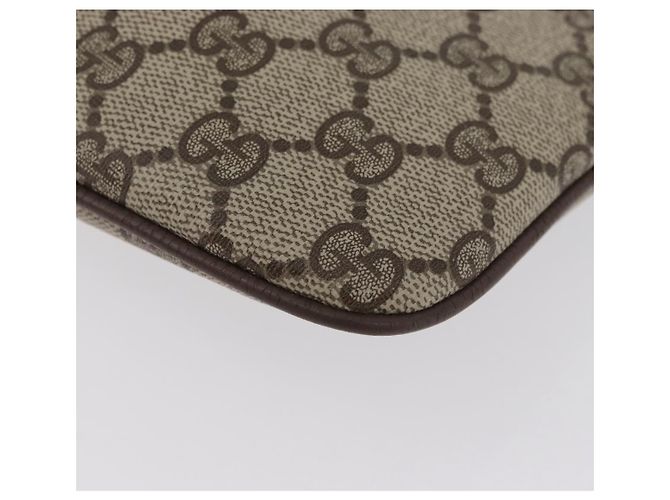 Borsa Gucci GG Supreme Web Sherry Line PVC Beige Oro 904 02 047 Auth ep13699 D'oro - vista 11