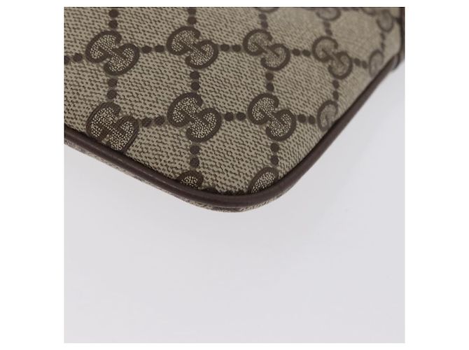 Borsa Gucci GG Supreme Web Sherry Line PVC Beige Oro 904 02 047 Auth ep13699 D'oro - vista 13