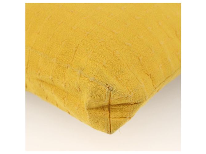 Hermès HERMES Amedaba GM Borsa Tote Tela Pelle Giallo Oro Auth BA11452 D'oro - vista 12